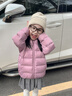 咕嚕日記【抗?jié)窠q】兒童輕薄羽絨服冬季新款男女童保暖外套中大童裝棉衣 紫色 110 CM [充絨量42g] 曬單實(shí)拍圖