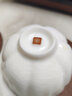 尋汝月白汝窯主人杯茶具單杯品茗杯陶瓷功夫茶杯開(kāi)片茶碗高檔禮盒裝釉 花瓣杯-月白汝窯- 120ml 1只 曬單實(shí)拍圖