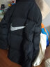 NIKE 耐克童裝男童中長(cháng)款羽絨服冬季新款兒童保暖連帽上衣外套 正黑色 160 /80 充絨量240克【建議身高158-170cm】 曬單實(shí)拍圖