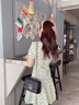 CLEVER KNOCK輕奢CK包包女款菱格包女士斜挎單肩包聯(lián)名PESASRIE情人節生日禮物 黑色【送女友送老婆送媽媽】 曬單實(shí)拍圖