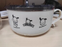 千可不銹鋼泡面碗學(xué)生方便面碗泡面神器帶蓋碗宿舍用食堂打飯碗筷套裝 奶油白-1300ml 曬單實(shí)拍圖