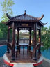 紫葉（ziye）戶(hù)外涼亭碳化防腐木庭院亭子花園休閑亭室外庭院園林中式景觀(guān)亭 曬單實(shí)拍圖