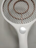 小禾電蚊拍18650鋰電充電式家用超強滅蚊燈多功能電蒼蠅拍自動(dòng)誘蚊 手持電蚊拍WP02A白色 曬單實(shí)拍圖