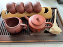 祥業(yè) 紫砂壺茶壺單人功夫茶具套裝家用中式過(guò)濾泡茶壺大容量西施壺 朱泥德鐘壺-茶道 曬單實(shí)拍圖