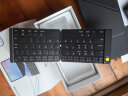 多彩（Delux）MF10超薄折叠无线蓝牙键鼠套装激光翻页折叠空中鼠标便携移动办公手机平板ipad电脑通用黑色 实拍图