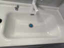 浪鲸浴室柜洗手盆柜组合陶瓷一体盆奶油风卫生间洗脸盆柜组合洗漱台 珍珠白80cm|智能镜柜 晒单实拍图