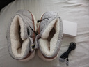加仕高加熱鞋充電可行走男女同款電暖加熱暖腳寶發(fā)熱鞋戶(hù)外保暖防護防寒 卡其色-36-37碼 曬單實(shí)拍圖