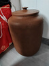 原食生活 水缸儲水罐陶瓷水缸帶龍頭茶水缸建水紫陶水缸家用泡茶凈水缸 刻字水缸【25升】抽水款 曬單實(shí)拍圖