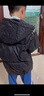 左西童裝男童羽絨服冬季保暖2025秋冬新款兒童戶外三防面包服外套 黑色【高密防鉆絨暖力升級】 140 cm【充絨量：107g】 曬單實拍圖