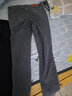 歐牧郎2025秋冬季牛仔褲男修身小腳褲男彈力韓版潮流休閑加絨加厚長(cháng)褲子 8913灰色+806黑色【彈力/修身】 28 碼（腰圍2尺1） 曬單實(shí)拍圖