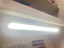美的小夜燈學(xué)生宿舍燈led免安裝磁吸酷斃燈櫥柜燈管充電插電可吸附式床頭燈臺燈 明舍（40cm-充插款）+USB線(xiàn)+貼片 曬單實(shí)拍圖