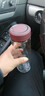 富光單層玻璃杯水杯500ml 防漏男女士便攜辦公室泡茶杯子 紫紅色 500ml 曬單實(shí)拍圖