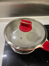 歐美達麥飯石不粘鍋煎鍋家用鍋電磁爐燃氣灶專(zhuān)用鍋具平底鍋 漸變綠 26cm 曬單實(shí)拍圖