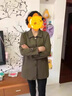 羅蒙（ROMON）媽媽裝秋裝風(fēng)衣外套時(shí)尚套裝2025新款春秋中長款上衣服中老年女裝 軍綠色 XL （適合95-110斤） 曬單實(shí)拍圖