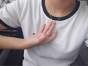 ?？ㄒ?HEEKAIYI項鏈女士四葉草金鑲玉項鏈奢侈首飾七夕情人節禮物送老婆送女友四葉草金鑲玉項鏈999足金鏈 曬單實(shí)拍圖