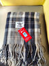 回力圍巾女秋冬氛圍管女學(xué)生潮流保暖圍脖格子款披肩實(shí)用禮物送女友 藏藍灰格 曬單實(shí)拍圖