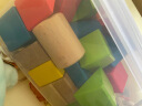 Hape(德国)宝宝拼搭积木玩具婴幼儿童40粒彩虹积木男女孩玩具E8321 实拍图