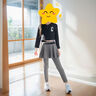 McTicco女童運(yùn)動(dòng)褲春秋2025兒童速干假兩件網(wǎng)球褲裙大童瑜伽褲打底鯊魚褲 2165淺灰【假兩件速干褲裙】 150cm 曬單實(shí)拍圖