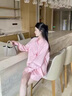 江南布衣（JNBY）春秋季女裝短褲女亞麻休閑直筒褲純色通勤簡約百搭 634/淺珊瑚紅 S 曬單實拍圖