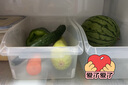 歐麗雅冰箱收納盒塑料保鮮盒家用分格長方形食品冷凍盒雞蛋盒廚房儲物盒 31*17.5*11.5 曬單實拍圖