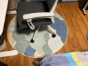 大江电脑椅地垫电竞椅卧室书房转椅地垫圆形 120x120cm 由季 实拍图