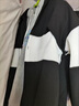 安初夏針織夾克外套男士休閑套裝春秋季新款翻領潮流一套衣服男裝三件套 黑外套+棉黑T+黑西庫 XL 【推薦120-140斤】 曬單實拍圖