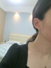 一萬李（YVONLI）一萬李上上簽耳釘女2024新款耳環(huán)女高級感耳飾 朱砂紅 曬單實(shí)拍圖