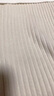 詩(shī)蒂淑針織連衣裙秋冬新款溫柔系法式毛衣寬松慵懶顯瘦吊帶套裝裙子女 白色麻花+杏色針織裙 L 曬單實(shí)拍圖