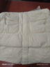 Aosijie高端品牌 羽絨服女中長(cháng)款2025冬季新款寬松加厚白鴨絨小個(gè)子外套 米黃色 S 【85-110斤】 曬單實(shí)拍圖