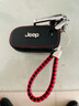 吉普jeep指南者鑰匙包自由光自由俠大切諾基大指揮官道奇車(chē)鑰匙套扣殼 C款-4鍵-紅黑款 曬單實(shí)拍圖