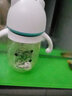 CKBEBEppsu吸管杯嬰兒學飲杯喝水杯子帶吸管兩用兒童鴨嘴奶瓶大寶寶防摔奶瓶 單水杯 210ml藍色 曬單實拍圖