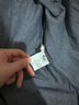 初棉復(fù)古純棉牛仔襯衫女酵素水洗 25春牛仔藍(lán)廓形疊穿襯衣外套 牛仔藍(lán) L 曬單實(shí)拍圖