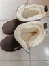 快樂(lè )瑪麗（J&M）雪地靴女冬季保暖厚底加絨加厚戶(hù)外防滑東北棉鞋女 咖啡色 40  曬單實(shí)拍圖