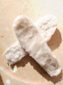 DELIUGG羊毛保暖鞋墊女冬季加絨加厚雪地靴防寒棉鞋墊透氣吸汗鞋墊 白色 36 曬單實(shí)拍圖