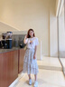 艾柔丹連衣裙女裝夏裝碎花裙夏天衣服減齡套裝兩件套裙子女夏季2025新款 圖片色 S 曬單實拍圖