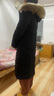 蔻伊婭羽絨服女中長(zhǎng)款2025年秋冬季新款過(guò)膝加厚韓版時(shí)尚品牌新品女裝  黑色【雪花狐貍毛領(lǐng)】 2XL 建議120_130斤 曬單實(shí)拍圖