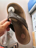 速狐2025新款按摩男拖鞋男士人字拖男大碼夏季戶(hù)外穿防滑沙灘涼拖鞋男 卡其 41 偏小請加大一碼拍 曬單實(shí)拍圖