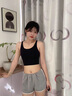 雙秀瑜伽服女夏季美背顯瘦專(zhuān)業(yè)高端背心式瑜伽內衣運動(dòng)文胸女2024新款 黑色上衣 M(100-110斤) 曬單實(shí)拍圖