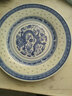 瑾瀚瓷軒平盤(pán)景德鎮老式瓷器釉彩下青花玲瓏米通瓷餐具涼盤(pán)餐盤(pán)菜盤(pán)子 10英寸 青花玲瓏 曬單實(shí)拍圖