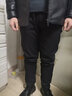 佐優(yōu)品墜感小西褲男九分褲子韓版潮流修身小腳休閑長(cháng)褲秋冬季直筒西裝褲 (1件)黑色(九分褲) 加絨 34 建議150-160斤內 曬單實(shí)拍圖