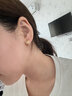 苗秀 精致樹葉蚊香盤耳夾女優(yōu)雅無耳洞耳環(huán)耳扣小眾設(shè)計感耳飾女 樹葉耳夾無耳洞 曬單實拍圖