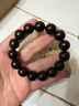 月印百川 小葉紫檀手串男款老料多星高油高密佛珠男女款單圈手鏈 約15mm 手串 曬單實(shí)拍圖