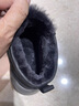 Edick意大利風(fēng)輕奢品牌男鞋秋冬雪地棉鞋男加絨加厚皮毛一體保暖棉靴男 黑色【主圖款】 40 (250mm) 【羊毛厚 拍大一碼】 曬單實(shí)拍圖
