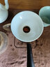恒福功夫茶具茶道配件 陶瓷創(chuàng)意 可拆卸尼龍布過濾網(wǎng)茶濾古玉瓷青瓷 斗笠茶漏（古玉瓷） #59 曬單實拍圖