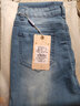 BILLION高腰牛仔褲女直筒褲子彈力修身春夏季薄款收腹提臀顯瘦易搭B20055 藍色 30 腰圍77.5cm 曬單實(shí)拍圖