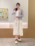 達(dá)芙妮厚底小白鞋女2025春季新款板鞋女增高顯瘦輕便四季百搭休閑鞋女 米咖色【二層牛皮】 38 曬單實(shí)拍圖