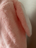 嫚熙（EMXEE）婴儿浴巾儿童宝宝斗篷浴袍新生儿珊瑚绒洗澡连帽包巾速干125*80cm 兔子【7A抗菌】 实拍图