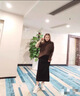 沐霓半身裙女2025春秋季新款高腰修身針織中長(zhǎng)款開(kāi)叉a字包臀針織裙 中長(zhǎng)款開(kāi)叉a字包臀裙 黑色 L 適合96-110斤 曬單實(shí)拍圖