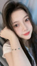 紀思梵輕奢四葉草瑪瑙手鏈女時尚飾品生日送老婆520情人節(jié)禮物 玫瑰金色孔雀石手鏈（順豐） 曬單實拍圖