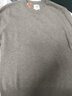 鹿王【全羊絨】羊絨衫女士純山羊絨針織衫圓領(lǐng)輕薄內搭打底衫初秋女裝 沙駝灰 L 170 曬單實(shí)拍圖